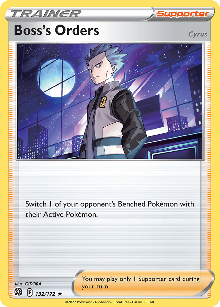 Boss's Orders 132/172 - Brilliant Stars Holofoil - Game Nerdz Boss's Orders 132/172 - Brilliant Stars Holofoil - Game Nerdz