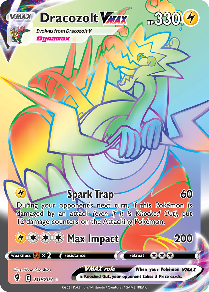 Rayquaza VMAX 218/203 - Evolving Skies Holofoil - Game Nerdz