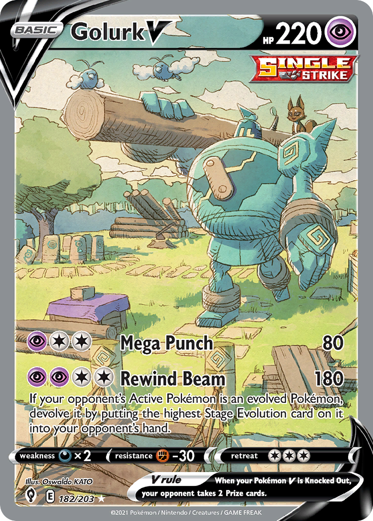 garbodor v pokemon card value 100/203 - Evolving Skies Holofoil When your Pokémon V is Knocked Out Garbodor V 100/203 - SWSH07