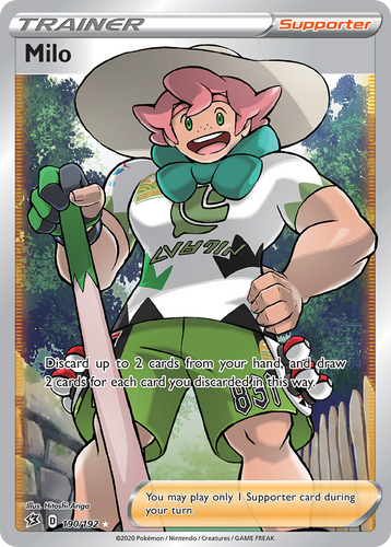 Milo 190/192 - Rebel Clash Holofoil - Game Nerdz