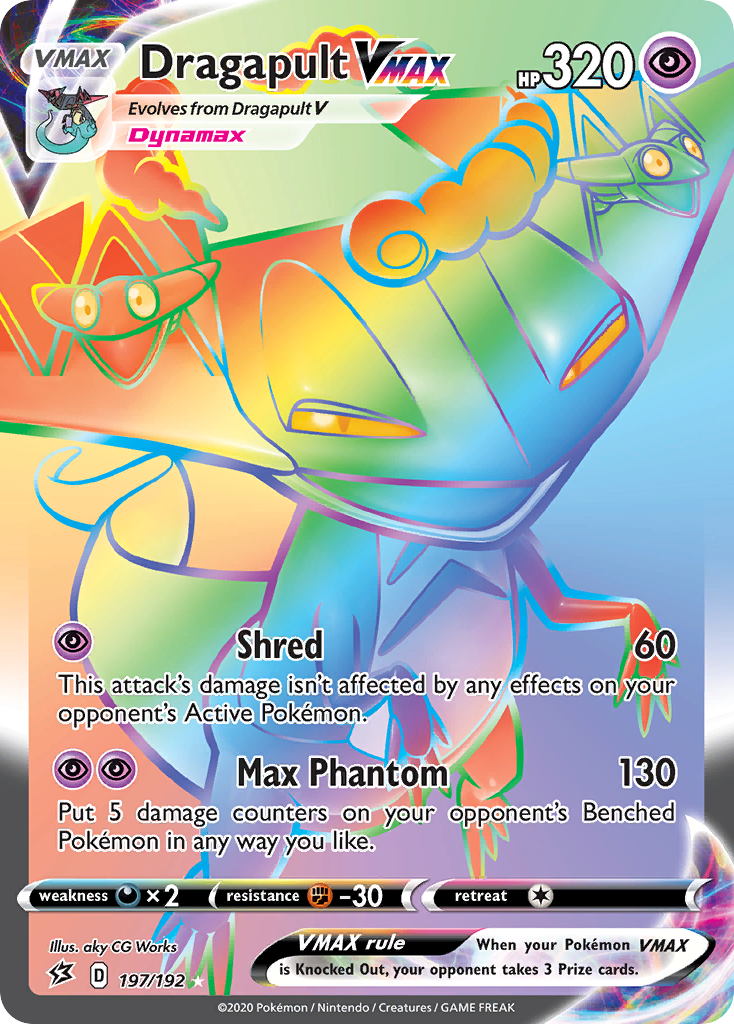 dragapult v pokemon card value Dragapult V 092/192 - Ultra Rare