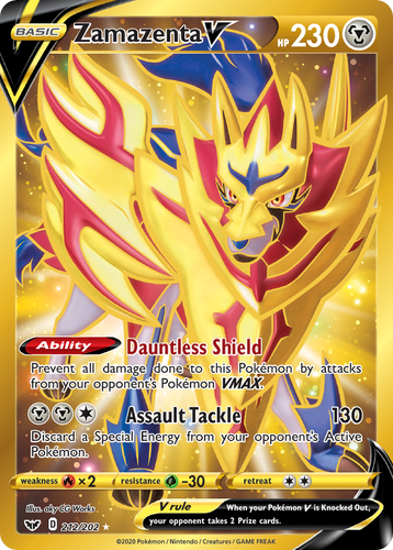 Zamazenta VSTAR 99/159 - Crown Zenith Holofoil - Game Nerdz