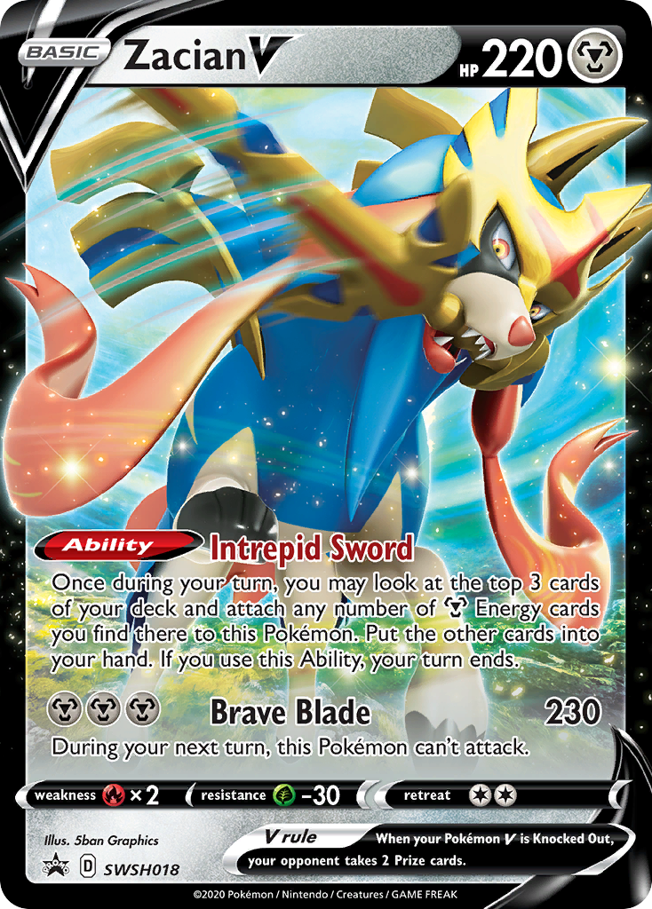 Zacian V 138 - ME 30th Celebration Classic Collection Holofoil