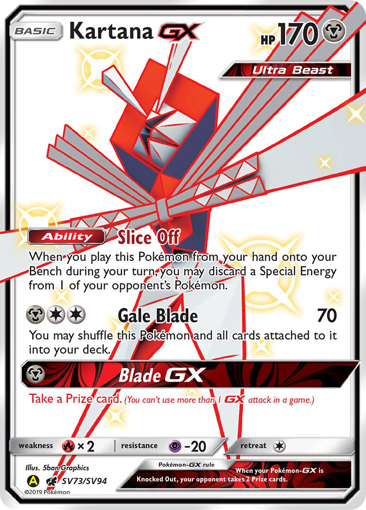 Kartana GX - 70/111 - 2018 World Championship Card