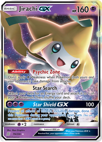 Jirachi-GX 79/236 - Unified Minds Holofoil - Game Nerdz