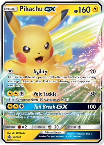 Pikachu-GX SM232/248 - SM Black Star Promos Holofoil - Game Nerdz