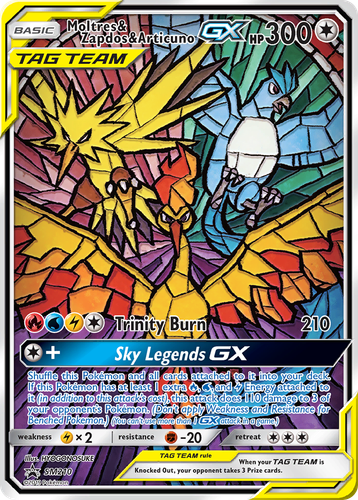 Moltres & Zapdos & Articuno-GX SM210/248 - SM Black Star Promos