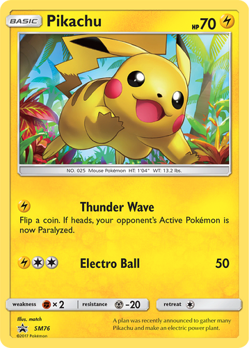 Pikachu SM76/248 - SM Black Star Promos Holofoil - Game Nerdz