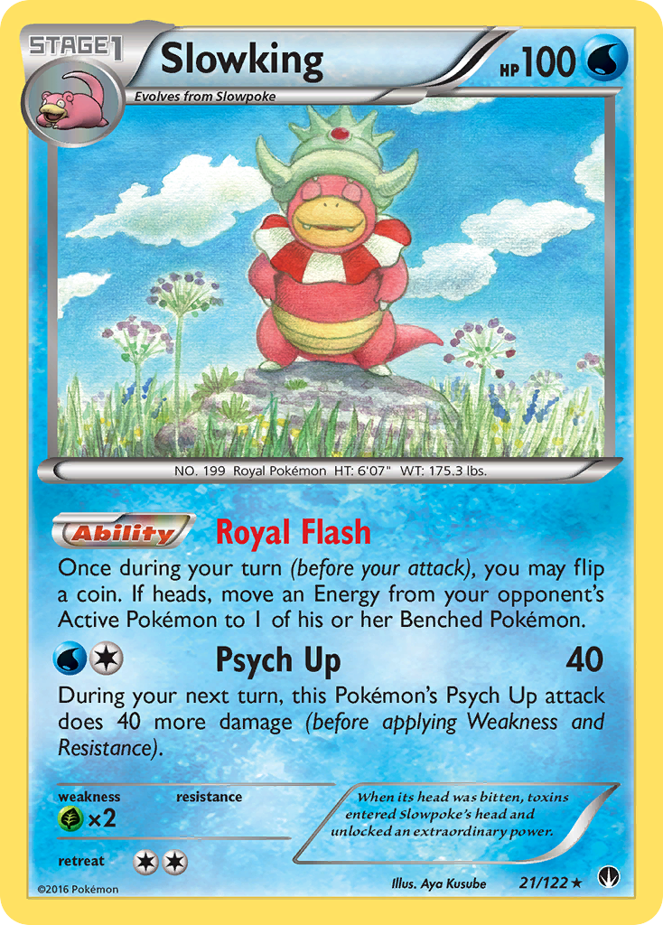 Psyduck 16/122 Breakpoint Pokmon Card  Near Mint Condition, Perfect For  Collectors Breakpoint Set Psyduck