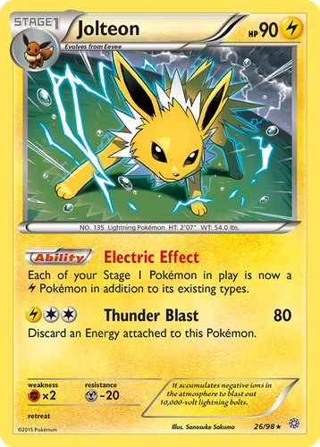 2024 ポケモンカード Jolteon Holo Pokemon 2024 Joltik #150