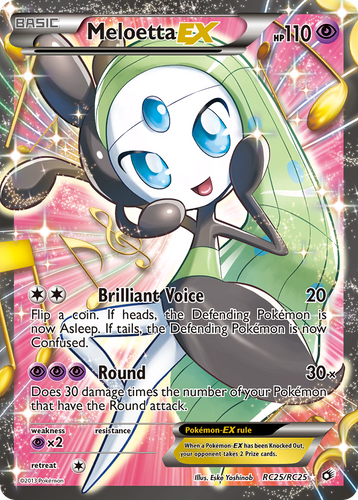 Pokemon Meloetta Holofoil Full Art Promo XY120 - United Sanctuary Card Games