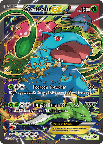 Venusaur-EX XY123/211 - XY Black Star Promos Holofoil - Game Nerdz
