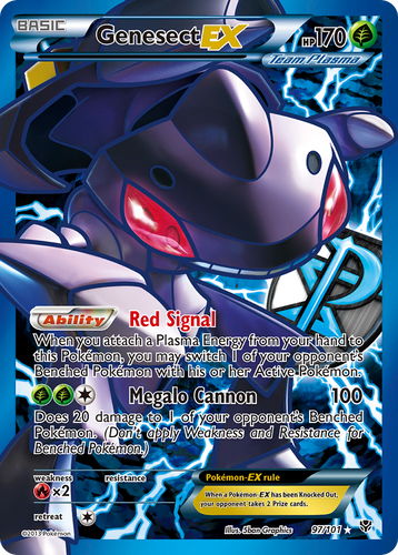 pokemon card genesect Genesect Promo card from Pokemon Mega Evolutions
