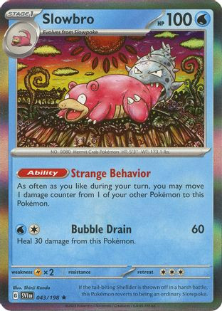 Pokemon : SV SCARLET & VIOLET KINGAMBIT 134/198 RARE HOLO REVERSE