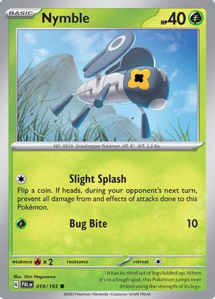 Nymble - 019/193 19 - SV02 Paldea Evolved - Game Nerdz