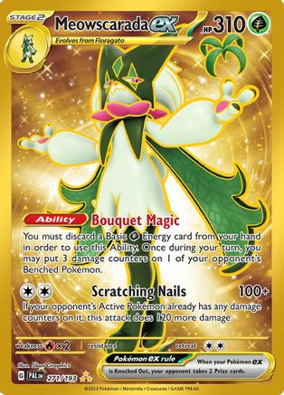 Meowscarada ex - 271/193 271 - SV02 Paldea Evolved Holofoil - Game