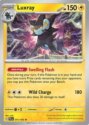 Luxray GL Lv.X - Rising Rivals - Pokemon