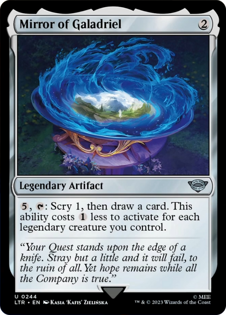 MTG Galadriel Light of Valinor マジック Galadriel, Light of Valinor (Borderless) | The Lord of the