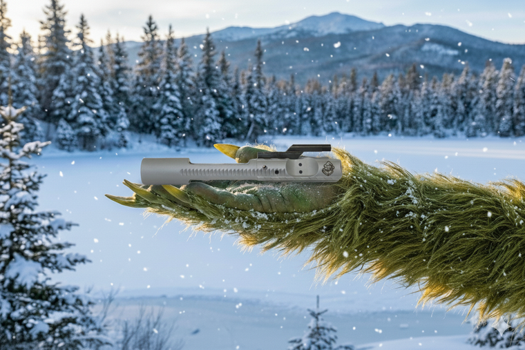 Scret Snta "That Green Guy" BC, Hard Chromed, with Sand Rail Cuts