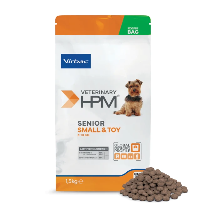 Senior Small & Toy Dog – Granule pro starší psy malých a toy plemen