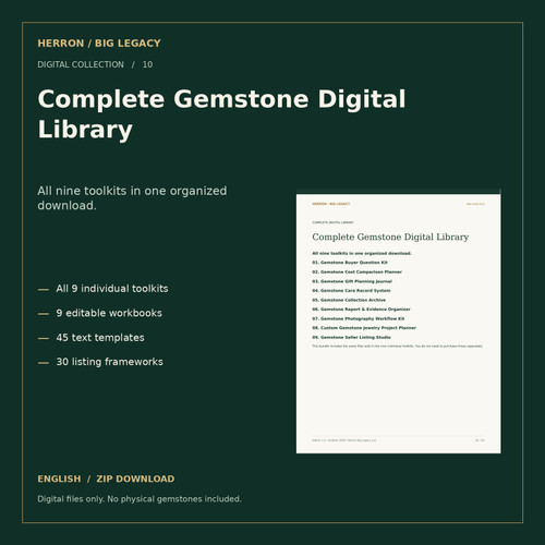 Complete Gemstone Digital Library digital toolkit cover