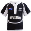 Kids Cool Dry Style Rugby Shirt In New Zealand Colours Size 1-2 Years