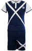 Kids Scotland Football Kit With Saltire Design In Navy Size 12-18 Months