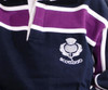 Kids Scotland Thistle Logo Rugby Shirt Purple Stripe Navy Size 12-13 years