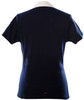 Ladies Scottish Rugby Shirt Short Sleeve Navy with White Collar - 14-16