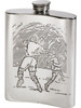 6oz Football Scene Kidney Flask*
