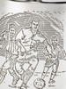 6oz Football Scene Kidney Flask*