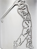 6oz Golf Scene Kidney Flask*