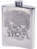 6oz Rugby Scene Kidney Flask* 6oz Rugby Scene Kidney Flask*
