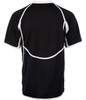 Gents Cooldry Style Rugby Shirt In New Zealand Colours Size X-Small