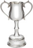 Small Sports Trophy Georgian Style Pewter on Integral Plinth 150mm Bright Polished Finish Ideal for Engraving Made in the UK