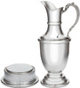 Golf Trophy Small 190mm Pewter Claret Jug with Separate Plinth Bright Polished Finish Ideal for Engraving Made in the UK