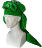 Loch Ness Monster Nessie Hat Head and Tail Red Tartan Spikes Party Hat