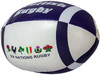 Mini Rugby Ball Child-Friendly Soft 6 Nations Flags