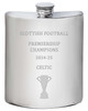 CELTIC F.C. 2024-25 Scottish Premiership Winners 6oz Pewter Hip Flask