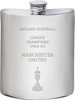 6oz Hip Flask English 1st Division Champion Manchester United 1964-65