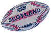 Kids Boys Junior Size Midi Rugby Ball Scotland with Saltire Flag