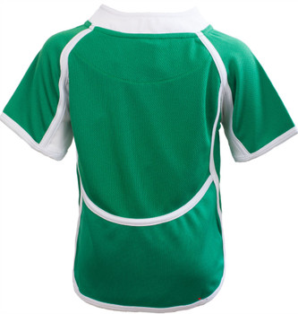 Kids Cool Dry Style Rugby Shirt In Ireland Colours Size 9-10 Years