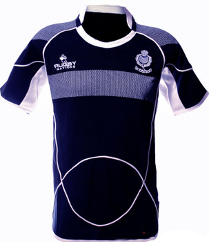 Kids Scotland Rugby Shirt Crew Neck Half Sleeve Size 0-1 years