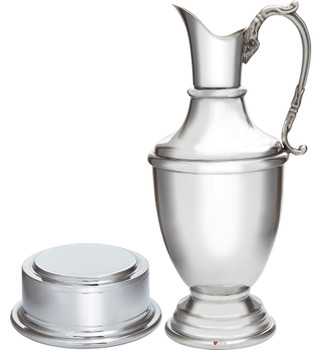 Claret Jug Medium On Plinth For Presentation Ideal For Engraving Great Pewter Sporting Trophy Claret Jug Medium On Plinth For Presentation Ideal For Engraving Great Pewter Sporting Trophy