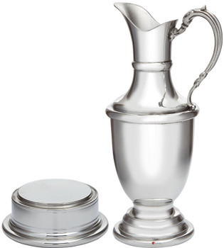Claret Jug Small On Plinth For Presentation Ideal For Engraving Great Pewter Sporting Trophy Claret Jug Small On Plinth For Presentation Ideal For Engraving Great Pewter Sporting Trophy