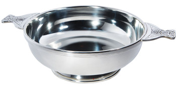 Quaich Scottish Pewter 250mm 10"  Tasting Bowl Ideal Trophy Gift Engravable Quaich Scottish Pewter 250mm 10"  Tasting Bowl Ideal Trophy Gift Engravable