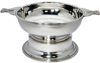 Quaich Scottish Pewter 250mm 10" With Plinth Tasting Bowl Ideal Trophy Gift Engravable Quaich Scottish Pewter 250mm 10" With Plinth Tasting Bowl Ideal Trophy Gift Engravable