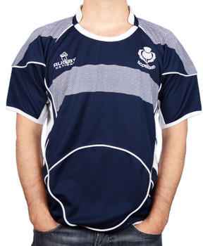Rugby Shirt Scotland Crew Neck Half Sleeve Rugby Shirt Scotland Crew Neck Half Sleeve