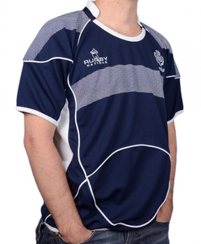 Rugby Shirt Scotland Crew Neck Half Sleeve