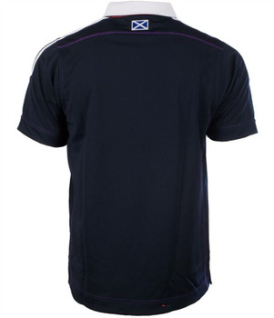 Men's Scotland Rugby Shirt Tartan Navy-White XS